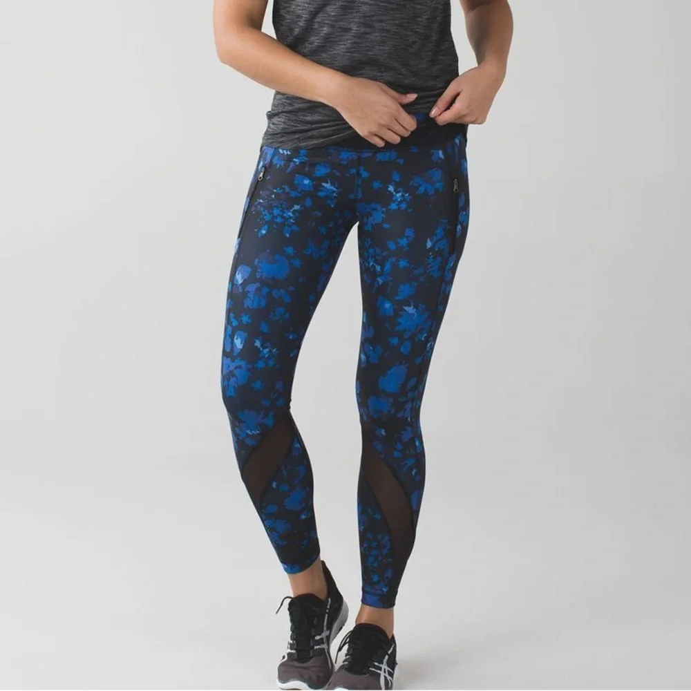 LULULEMON ATHLETICA INSPIRE MESH 7/8 LULULEMON INSPIRE LEGGINGS SIZE 4